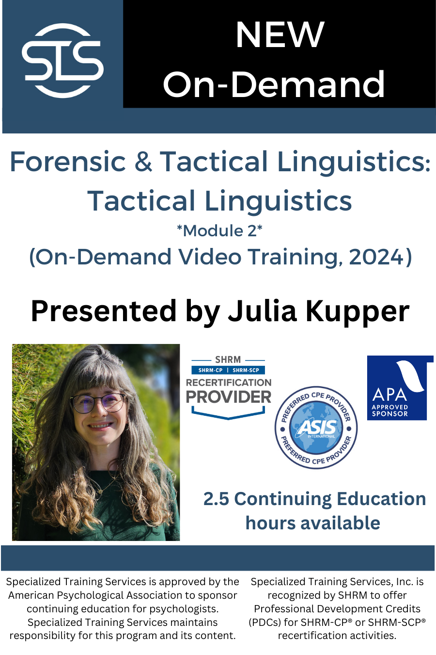 Forensic & Tactical Linguistics Module 2: Tactical Linguistics