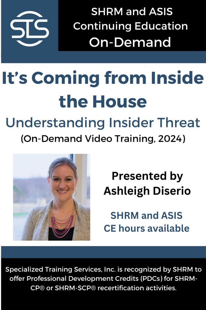 It’s Coming from Inside the House: Understanding Insider Threat