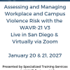 Assessing and Managing Workplace and Campus Violence Risk with the WAVR-21 V3