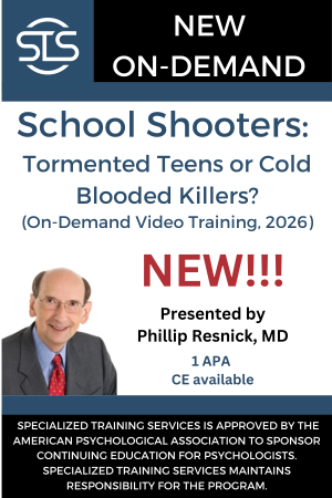 School Shooters:  Tormented Teens or Cold-Blooded Killers? (1 CE)