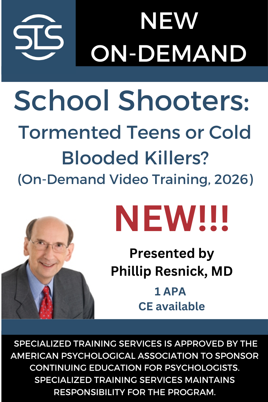 School Shooters: Tormented Teens or Cold-Blooded Killers? (1 CE)